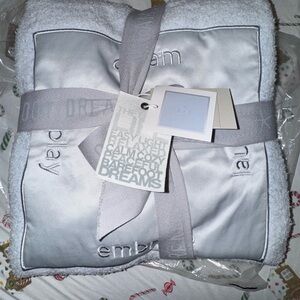 Barefoot Dreams CozyChic® Satin Trim Receiving Blanket